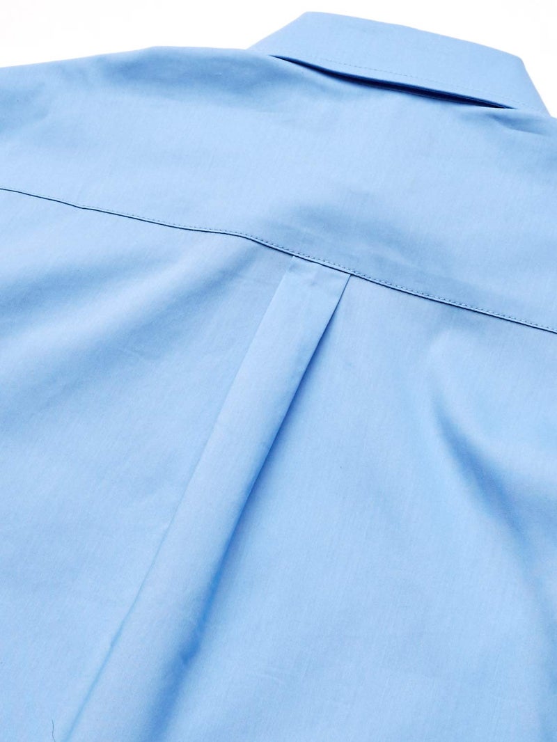 Izod Boys' Big Long Sleeve Dress Shirt with Tie, Ocean View, 14 - Image 2
